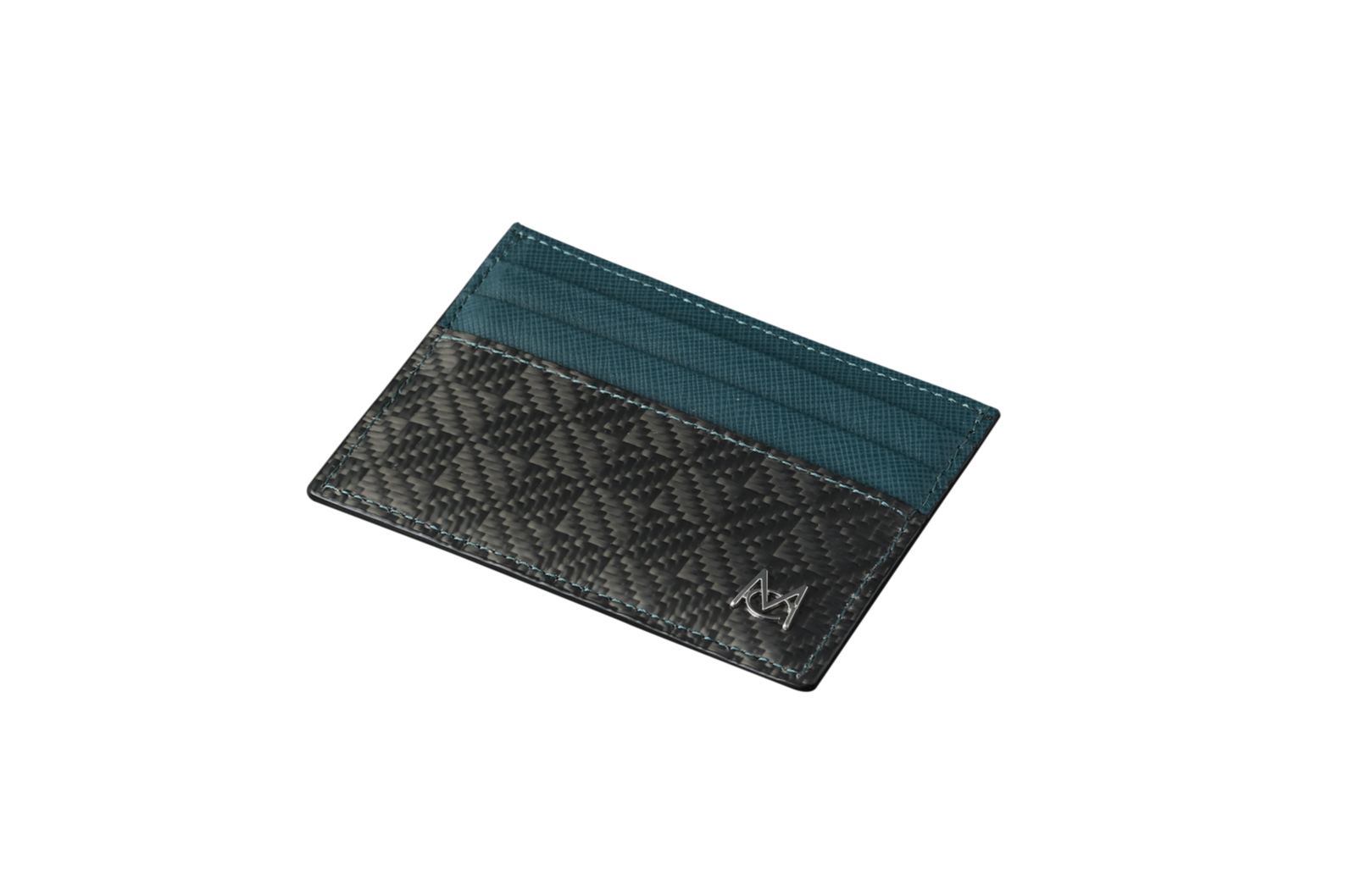 MON CARBONE Checkered Carbon Fiber Card Holder