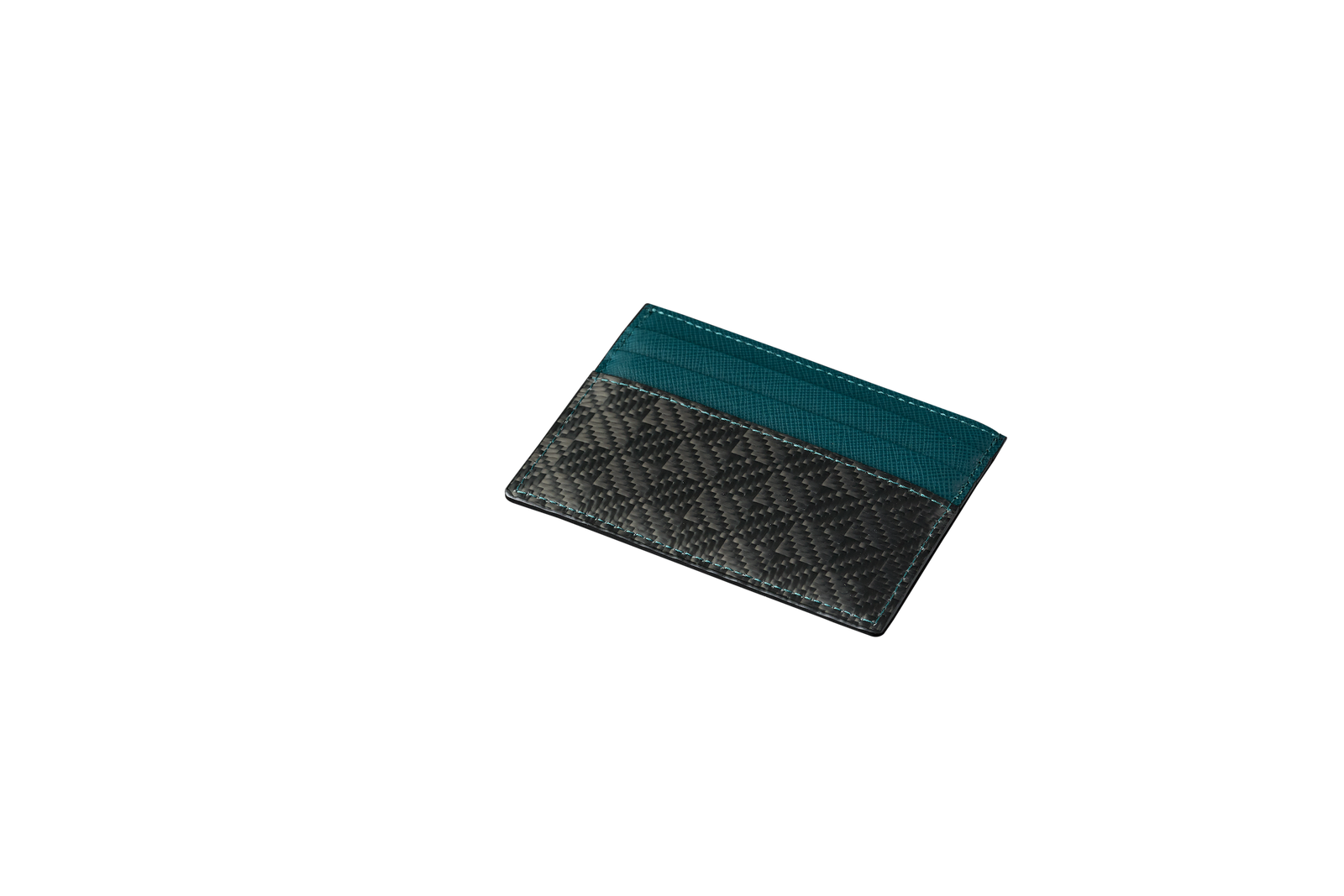 MON CARBONE Checkered Carbon Fiber Card Holder