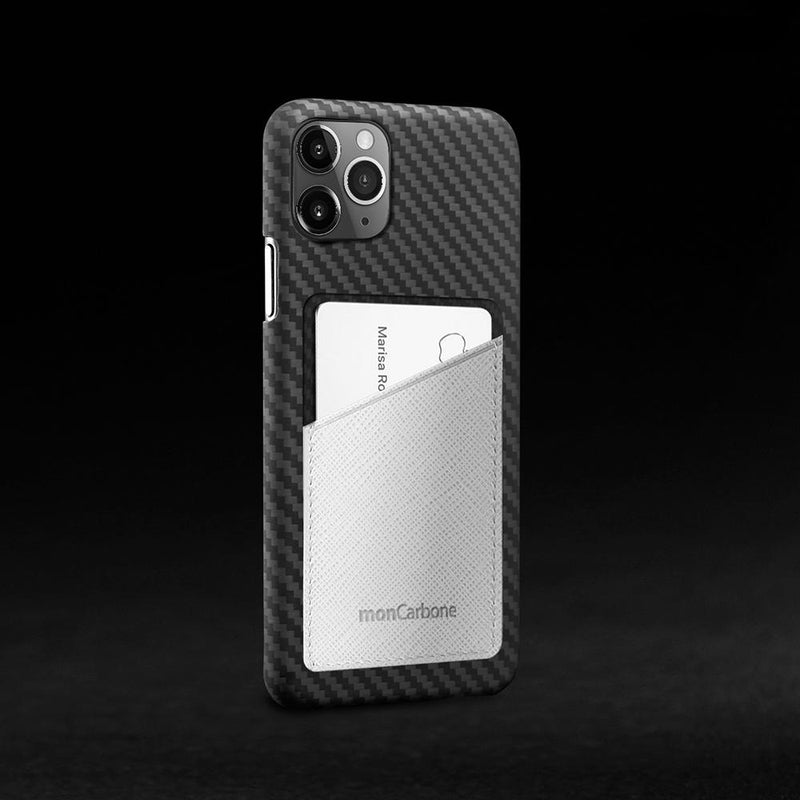 HOVERSKIN サフィアーノレザーiPhone11保護ケース – ブリリアントホワイト