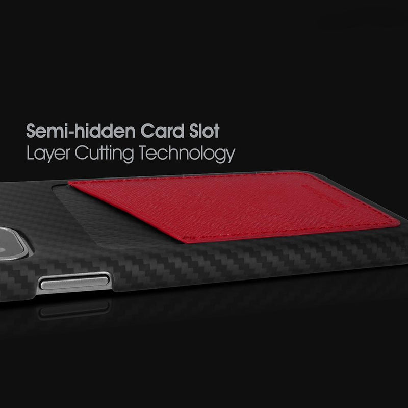 HOVERSKIN サフィアーノレザーiPhone11保護ケース – スカーレット