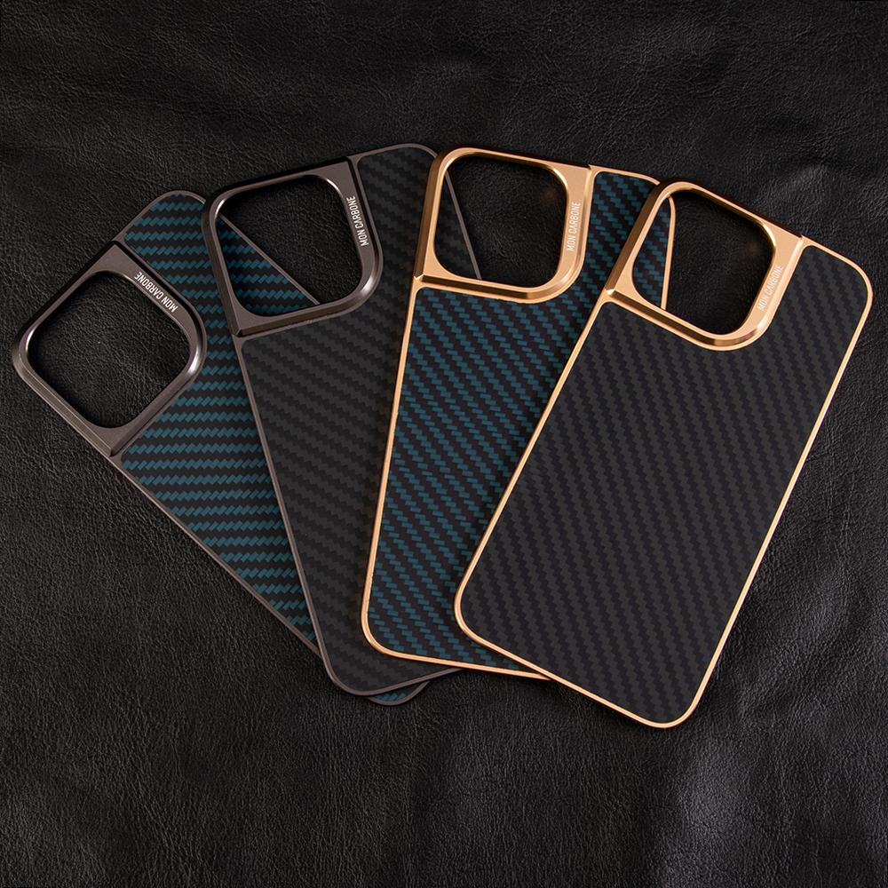 耐衝撃ファイバー背面アルミパネルiPhone13 – ステルスブラック